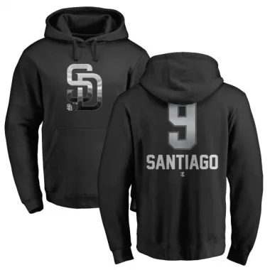 Black Youth Benito Santiago San Diego Padres Branded Midnight Mascot Pullover Hoodie -