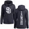 Navy Women's Benito Santiago San Diego Padres Backer Pullover Hoodie